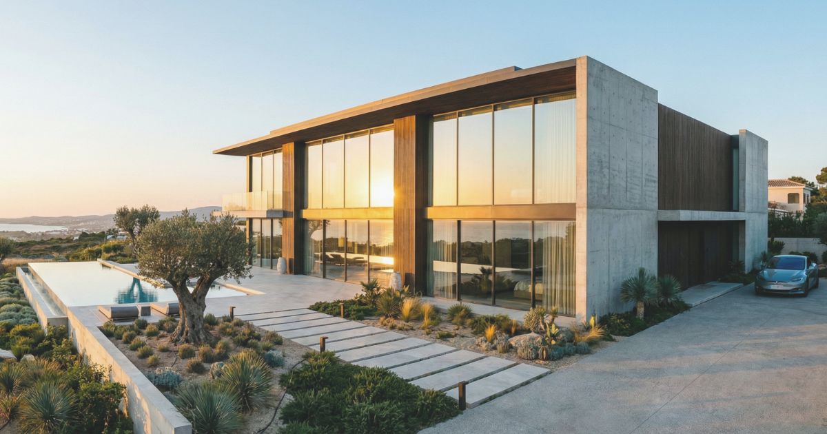 Moderní luxusní vila, která se prodává formou realitní aukce za maximální tržní cenu.